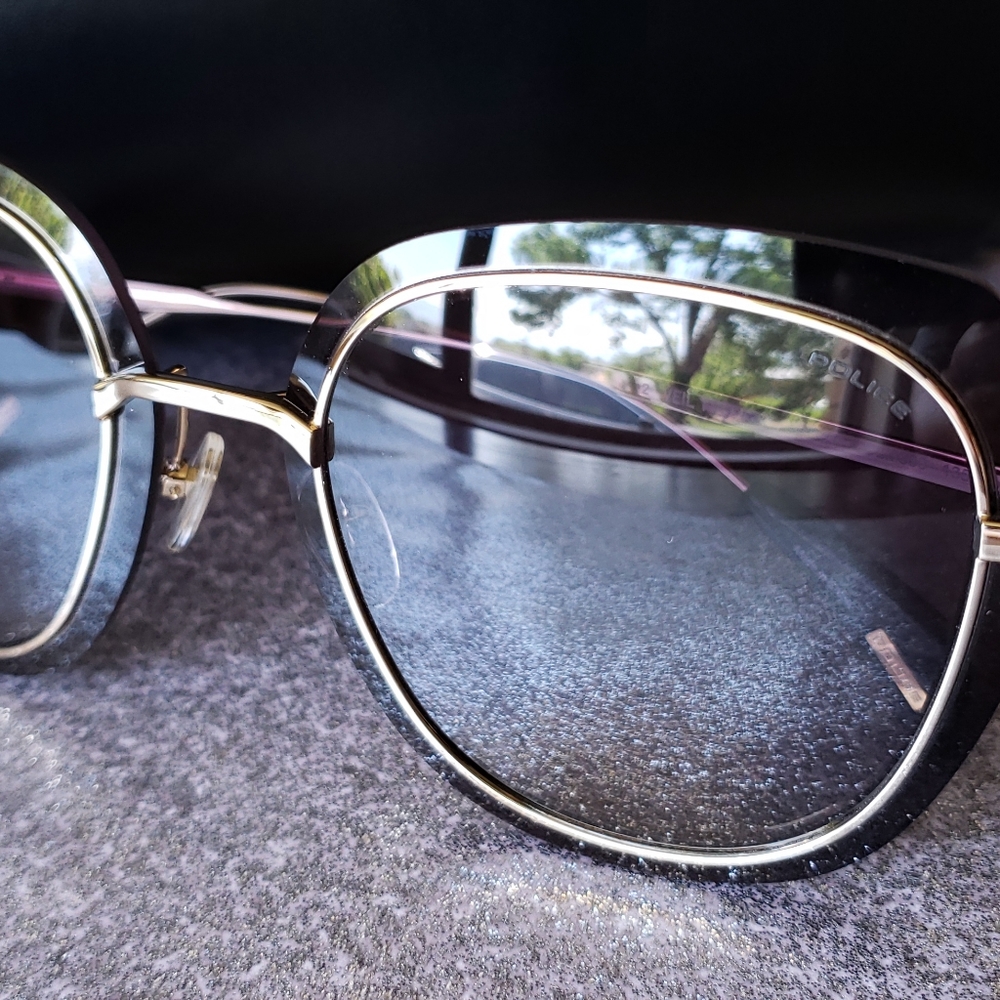 NEW Police SPL832 Black sunglasses